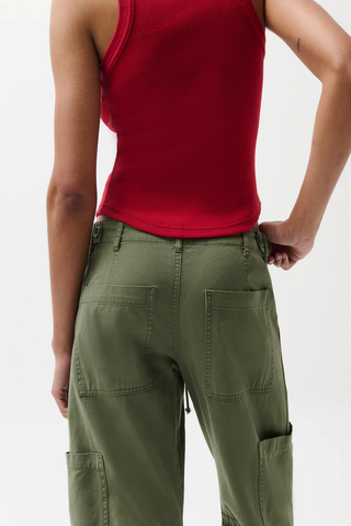 Sabrina Curved Utility Pants - Meadow // Pistola