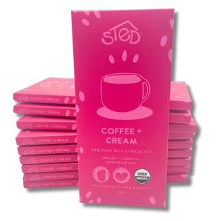 Coffee and Cream Chocolate Bar // Sted Foods