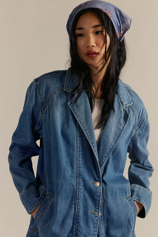 Monique Indigo Duster / Sunlight Blue / Free People