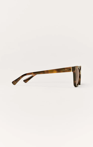 High Tide Polarized Sunglasses - Brown Tortoise & Brown // Z Supply