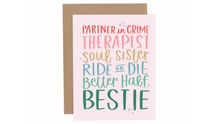 Bestie Friendship Greeting Card