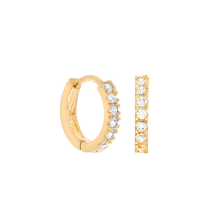 GirlsCrew//Cubic Mini Hoops- Gold