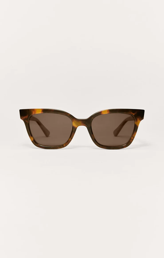 High Tide Polarized Sunglasses - Brown Tortoise & Brown // Z Supply