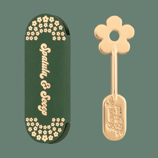 Lip Care Spatula - Gold Daisy // Poppy & Pout