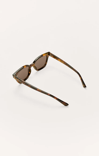 High Tide Polarized Sunglasses - Brown Tortoise & Brown // Z Supply