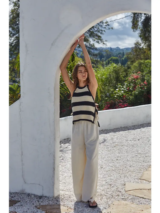 Haven Wide Leg Pant – Natural