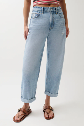 Donny Rolled Hem Boyfriend Jean - Old Blues // Pistola