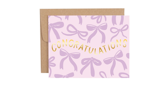 Congratulations Bows Greeting Card