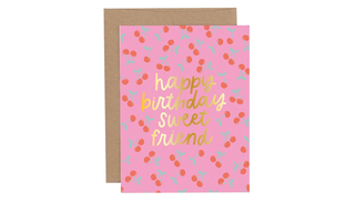 Happy Birthday Sweet Friend Greeting Card