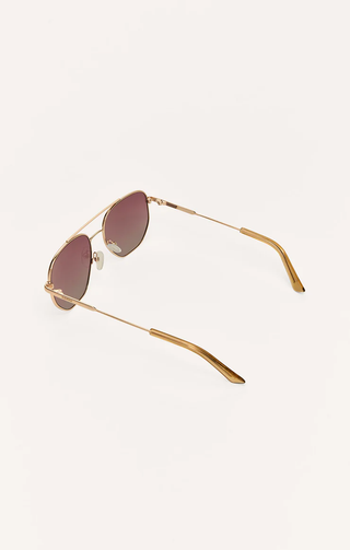 Highway Polarized Sunglasses - Rose Gold // Z Supply