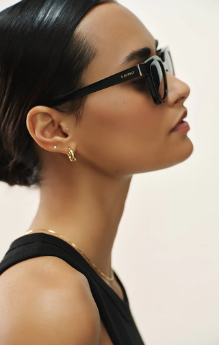 High Tide Polarized Sunglasses - Black // Z Supply