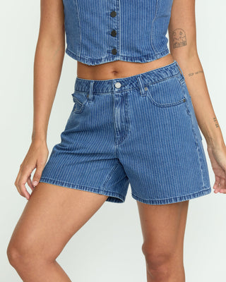 Stoned Boyfriend Shorts - Stripe