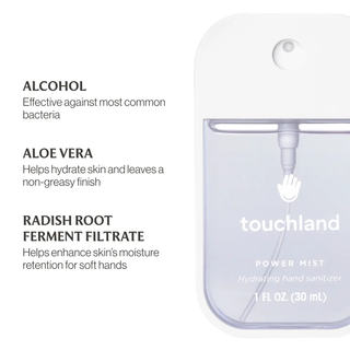 Rainwater Power Mist Hydrating Hand Sanitizer // Touchland