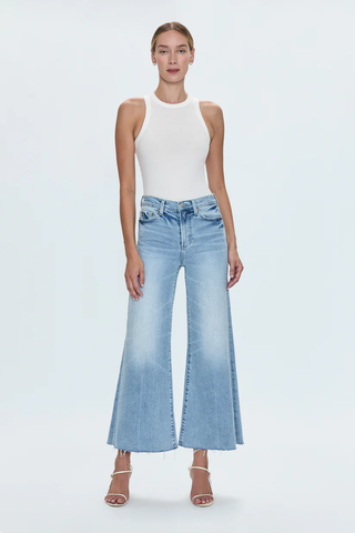 Izzy Mid Rise Wide Leg Crop Jean - Strive - Pistola Denim