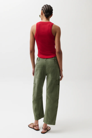 Sabrina Curved Utility Pants - Meadow // Pistola