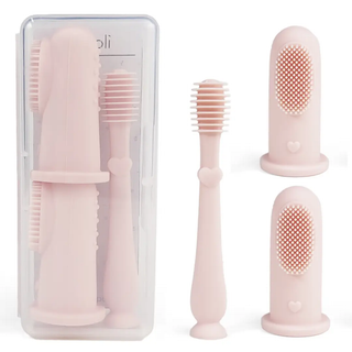 Baby Finger Toothbrush & Tongue Cleaner Oral Set // Ali + Oli