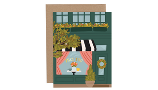 Miss You Cafe Greeting Card