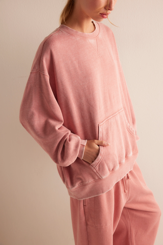 Slow It Down Pullover - Rose Dawn // Free People