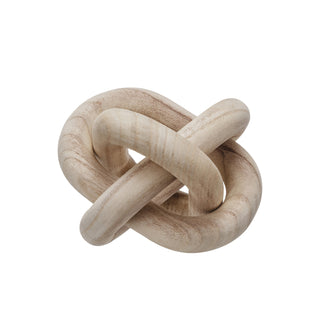 Pine Wood Chain Décor – 3 Link, Natural
