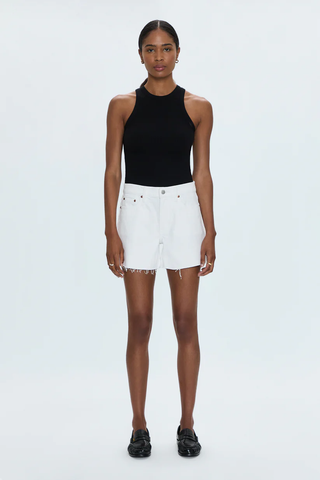 Kennedy Mid Rise Short - Antique White // Pistola