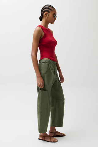 Sabrina Curved Utility Pants - Meadow // Pistola