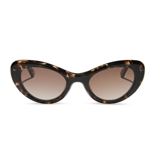 DIFF Zaria Cateye Sunglasses - Espresso Tort & Brown Gradient