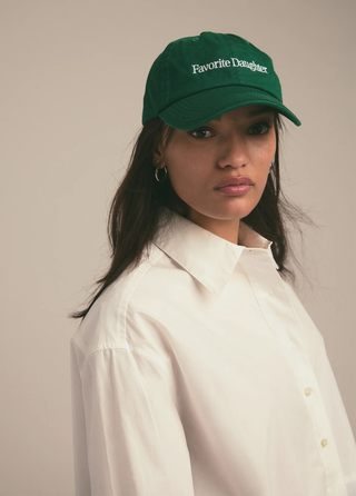 Classic Logo Baseball Hat - Green // Favorite Daughter
