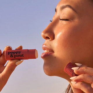 Pomegranate Peach Lip Balm // Poppy and Pout