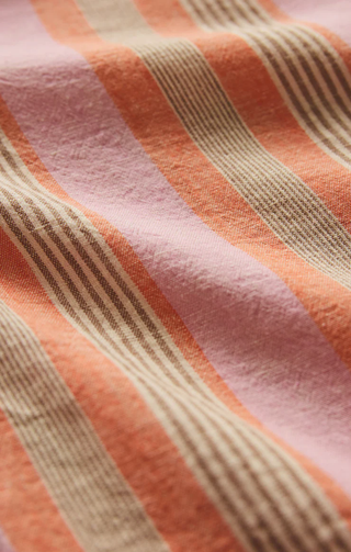 The Perfect Striped Linen Button Up - Tiger Lily // Z Supply