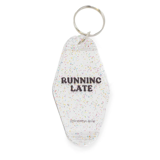 Running Late Keychain