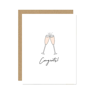Congrats Champagne Card