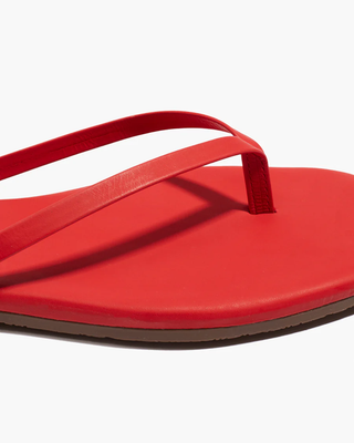 Square Toe Lily Sandals - Red // Trees