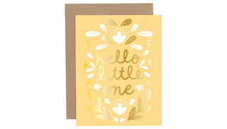 Hello Little One Baby Greeting Card