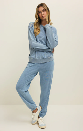 Downtown Knit Denim Jogger - Ocean Air Indigo // Z Supply