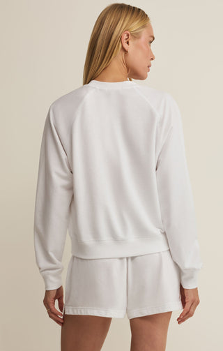 Saldana Sweatshirt - White // Z Supply