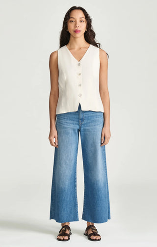 Paloma Crop Jeans -Mid Brushed Flex Blue // Mavi