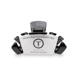 Classic Jet Black Medium Claw Clip - Teleties