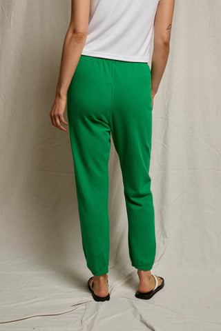Johnny French Terry Easy Sweatpant - Grass // Perfect White Tee