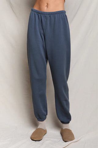 Johnny French Terry Easy Sweatpant - Turbulence // Perfect White Tee