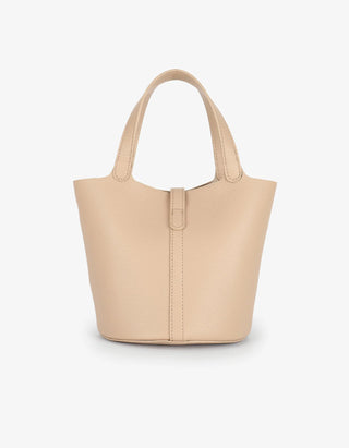 Joya Mini Bucket Purse - Light Tan
