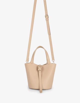 Joya Mini Bucket Purse - Light Tan