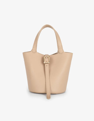 Joya Mini Bucket Purse - Light Tan