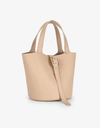 Joya Mini Bucket Purse - Light Tan