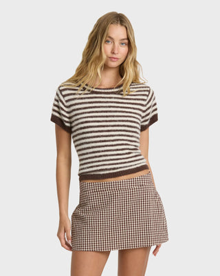 Kate Crew Sweater Tee // Teak // Billabong