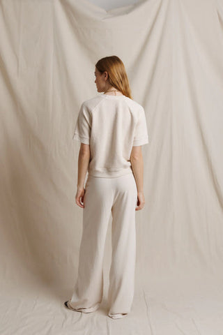 Kennedy Ziggy Short Sleeve Top - Sugar // Perfect White Tee