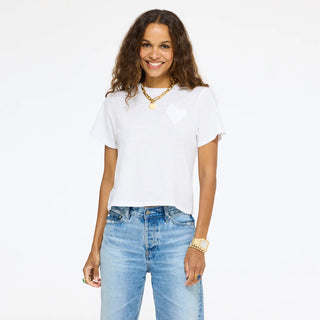 Slub Cotton White Tee Shirt // Kerri Rosenthal