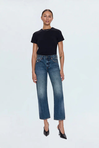 Lexi Mid Rise Bowed Straight Jean - Artisan // Pistola