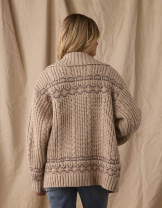 Millie Sweater Jacket // Cream Multi