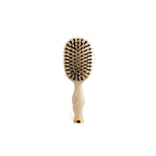 Mini Boar Bristle Hair Brush - Tan // Teleties