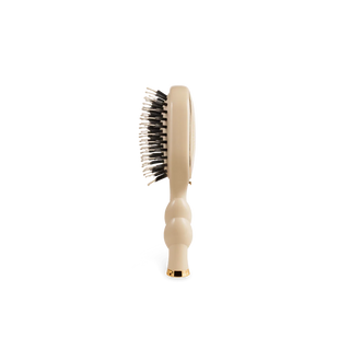 Mini Boar Bristle Hair Brush - Tan // Teleties